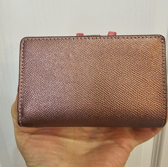 Euc Coach wallet metallic - Picture 2 of 9